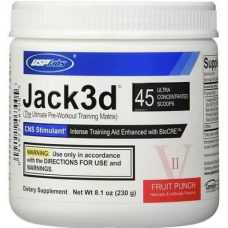Передтренувальний комплекс USPLabs Jack3d 250g
